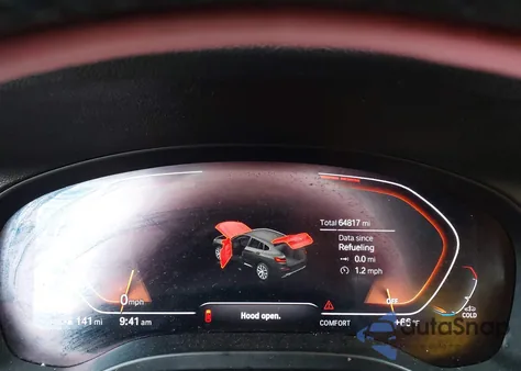 2020 BMW X4 xDrive30I z USA, uszkodzony, nr VIN 5UX2V1C08L9B34705